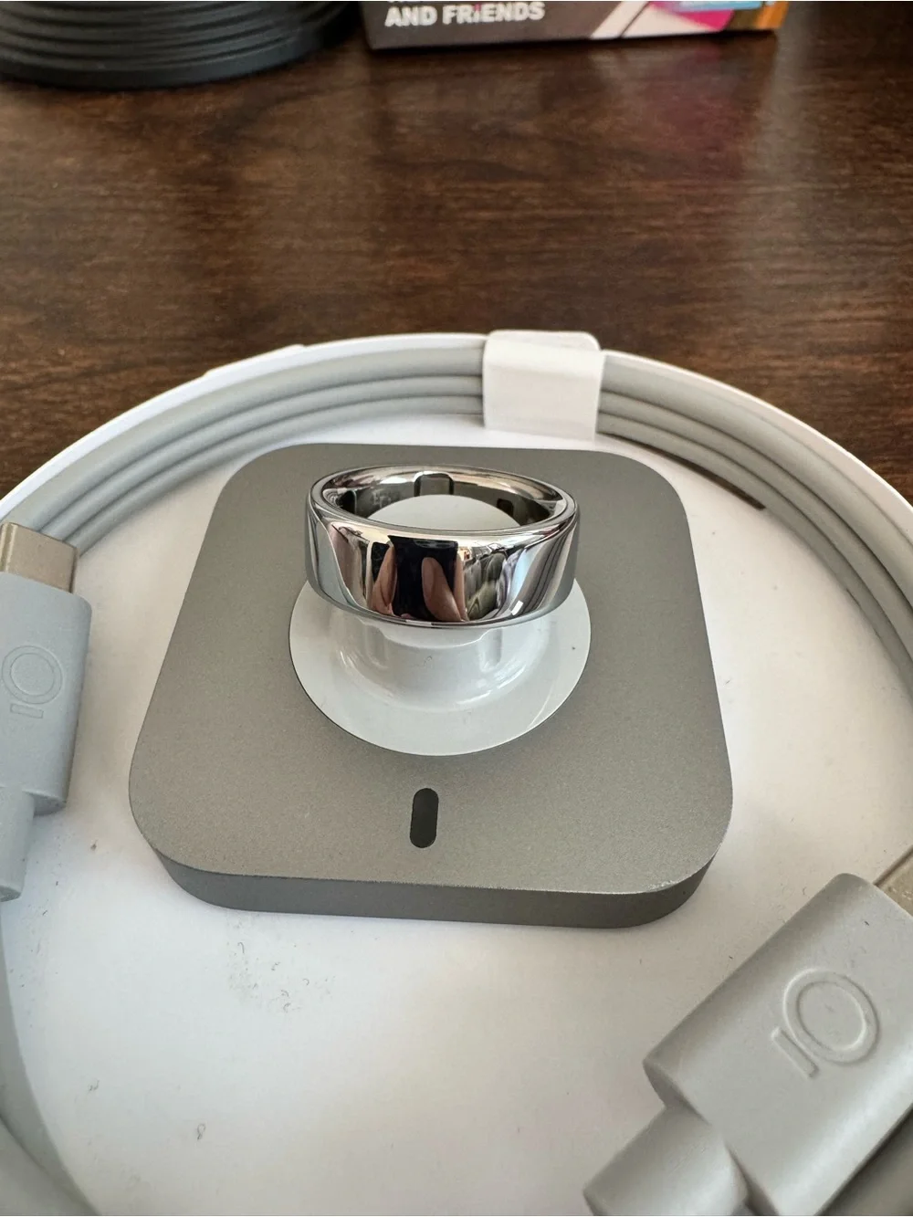 Oura ring - Silver - Size 8